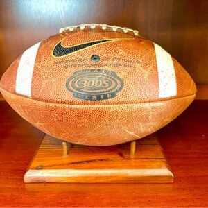 Nike Game Football - Brown with White Stripes